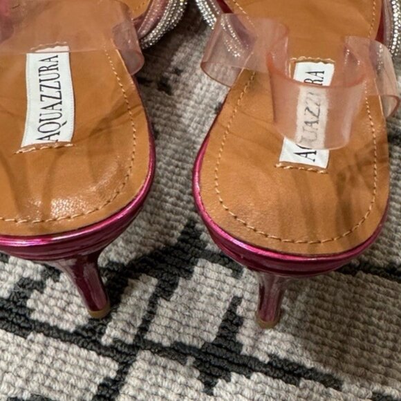 Aquazzura Gatsby 105 embellished slingback pumps - Picture 5 of 8